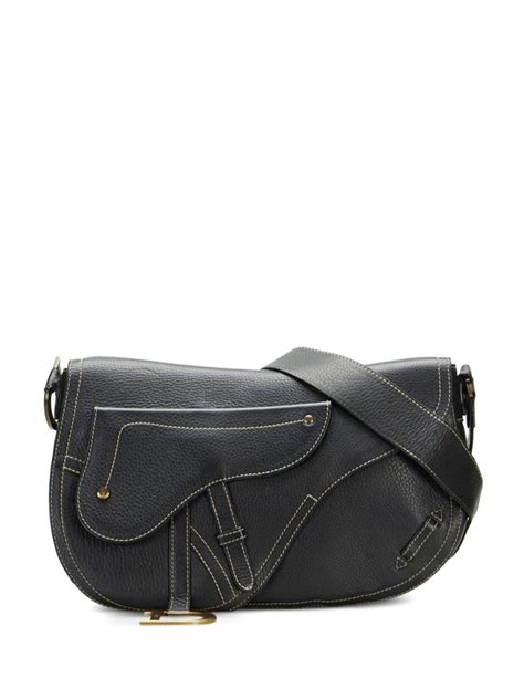 farfetch dior saddle bag gaucho|Christian Dior Gaucho Saddle Bag .